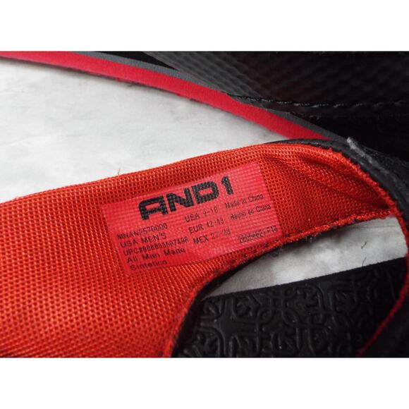 ANd 1 Sandals Sz 9-10 - Picture 2 of 4